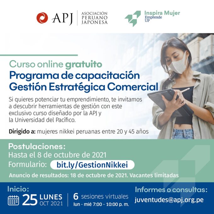 Hasta el 8 de octubre 2021 las Inscripciones del Programa “Gestión Estratégica Comercial”