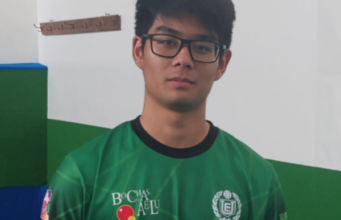 Axel Takaesu Bochas AELU: “Es un deporte que requiere de mucho entrenamiento”