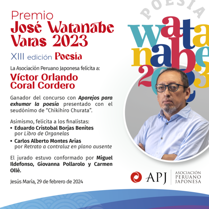 Concurso “Premio José Watanabe Varas” 2023: Entérate quién fue el ganador