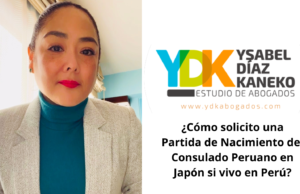 Ysabel Díaz Kaneko: ¿Cómo solicito una Partida de Nacimiento del Consulado Peruano en Japón si vivo en Perú?
