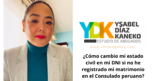 Ysabel Díaz Kaneko: ¿Cómo cambio mi estado civil en mi DNI si no he registrado mi matrimonio en el Consulado peruano?