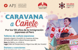 Caravana cultural por los 125 años de la inmigración japonesa llega a Cañete