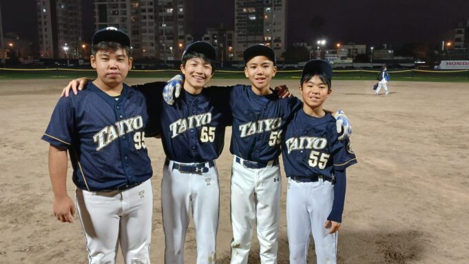 Club Taiyo U15: «Esfuerzo y dedicación por el béisbol»
