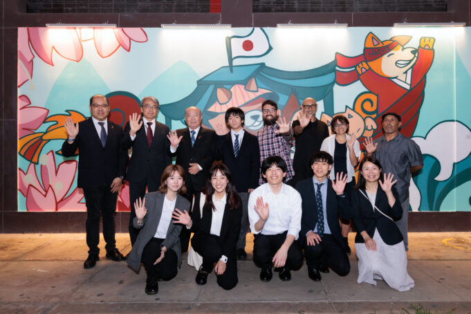 APJ: Presentó mural conmemorativo por los 125 años de la inmigración japonesa al Perú