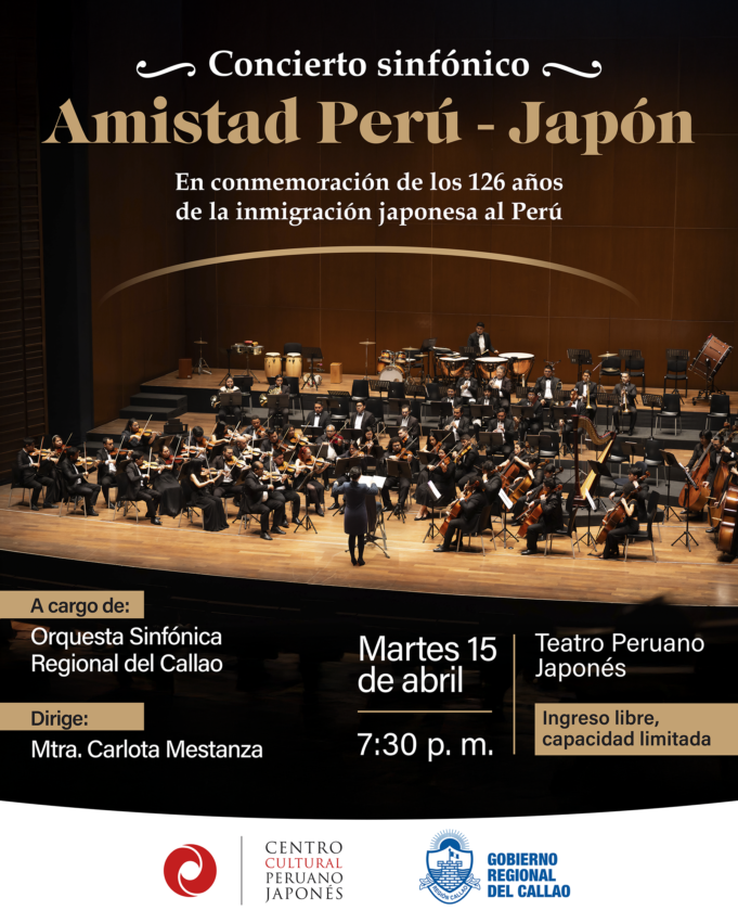 Concierto sinfónico gratuito “Amistad Perú-Japón”