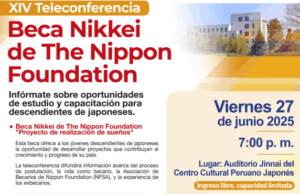 APJ: Teleconferencia sobre Becas Nikkei será el viernes 27