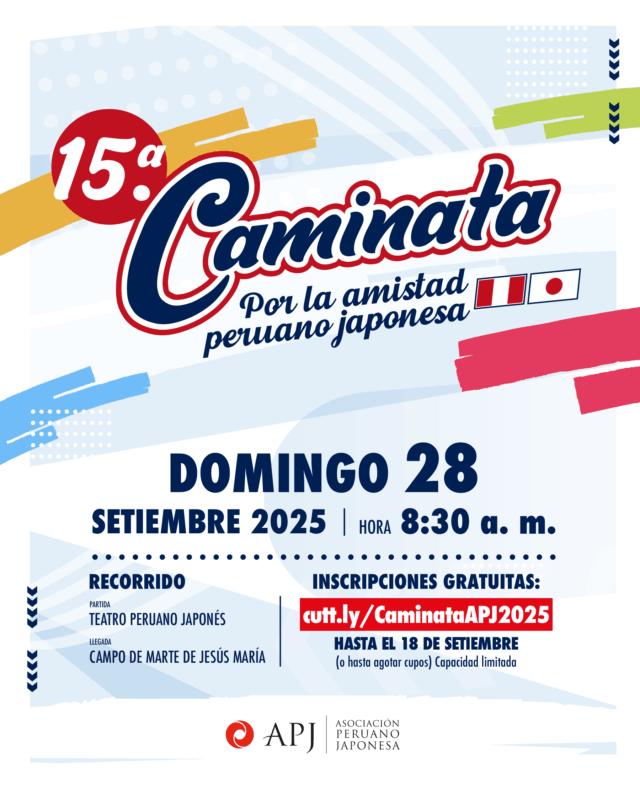15 Caminata Amistad Peruano Japonesa