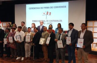 Fondo General de Contravalor Perú Japón suscriben convenios de Donación para la ejecución de proyectos