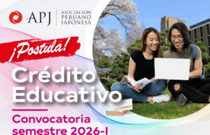 La APJ abre convocatoria de postulación al Crédito Educativo para el semestre académico 2026-I